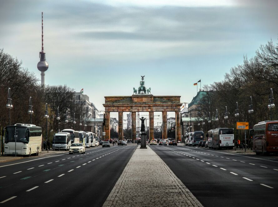 braniborská brána berlín německo